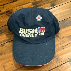 Vintage Bush Cheney ‘04 baseball cap & RNC pin